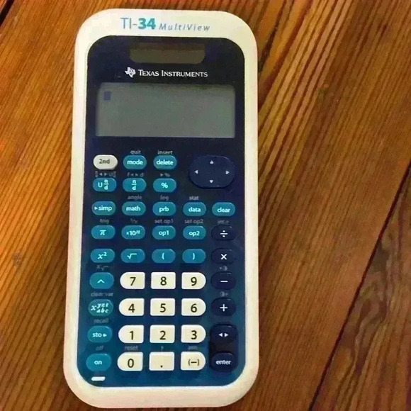 Texas Instruments TI-34 MultiView Scientific Calculator With Cover Tested - Picture 2 of 3